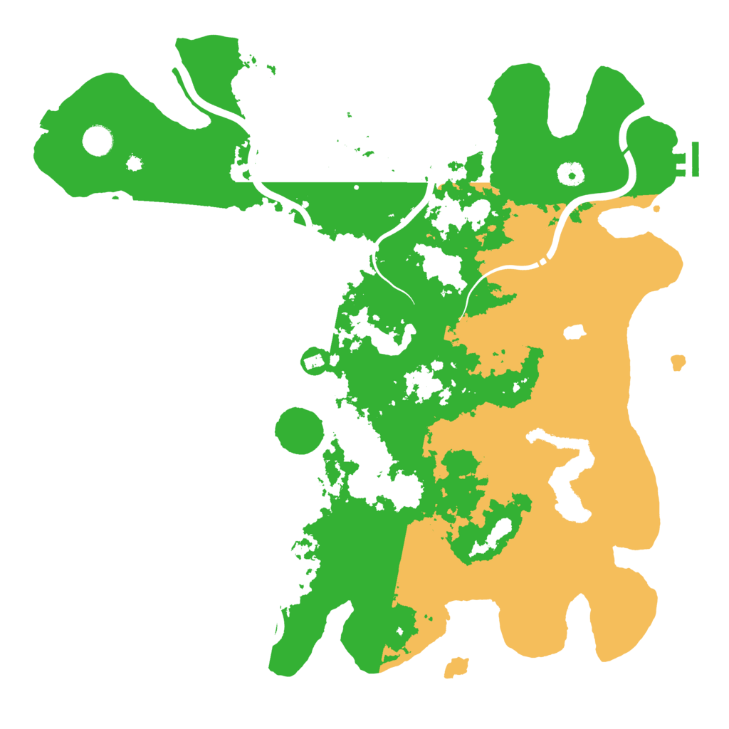 Biome Rust Map: Procedural Map, Size: 4250, Seed: 999637849