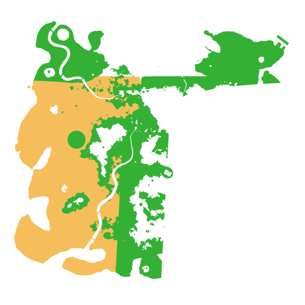 Biome Rust Map: Procedural Map, Size: 4500, Seed: 149455660