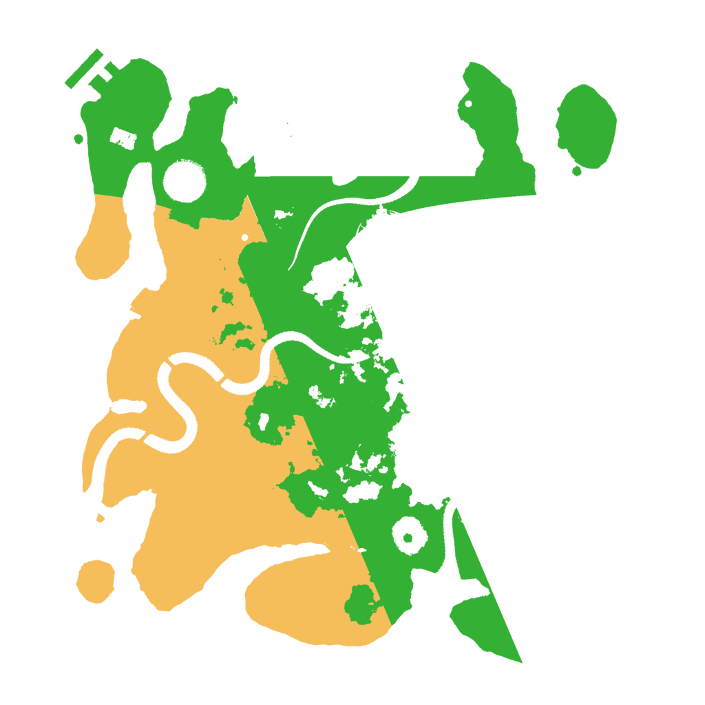 Biome Rust Map: Procedural Map, Size: 3000, Seed: 754536723