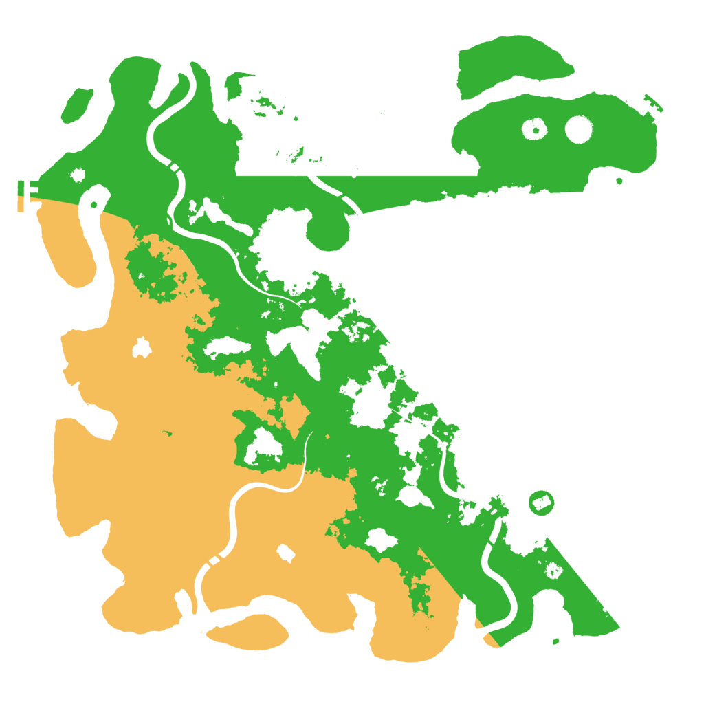 Biome Rust Map: Procedural Map, Size: 4500, Seed: 625281420