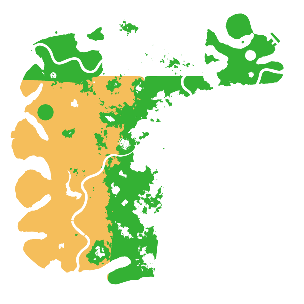 Biome Rust Map: Procedural Map, Size: 5000, Seed: 1655351905