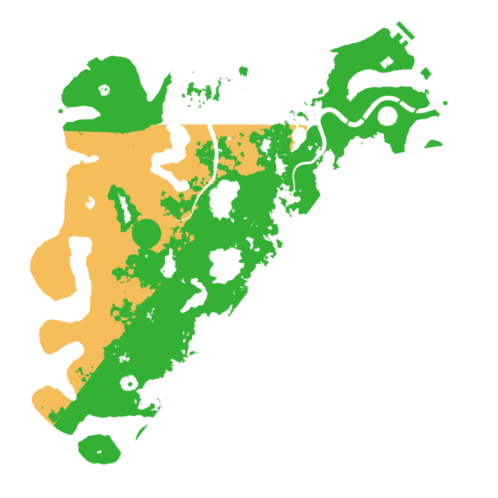 Biome Rust Map: Procedural Map, Size: 4500, Seed: 572466023