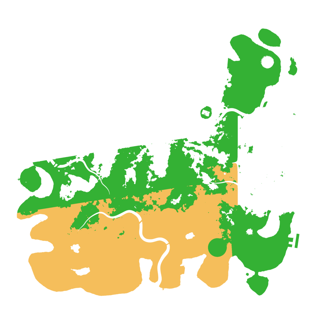 Biome Rust Map: Procedural Map, Size: 4500, Seed: 719960764