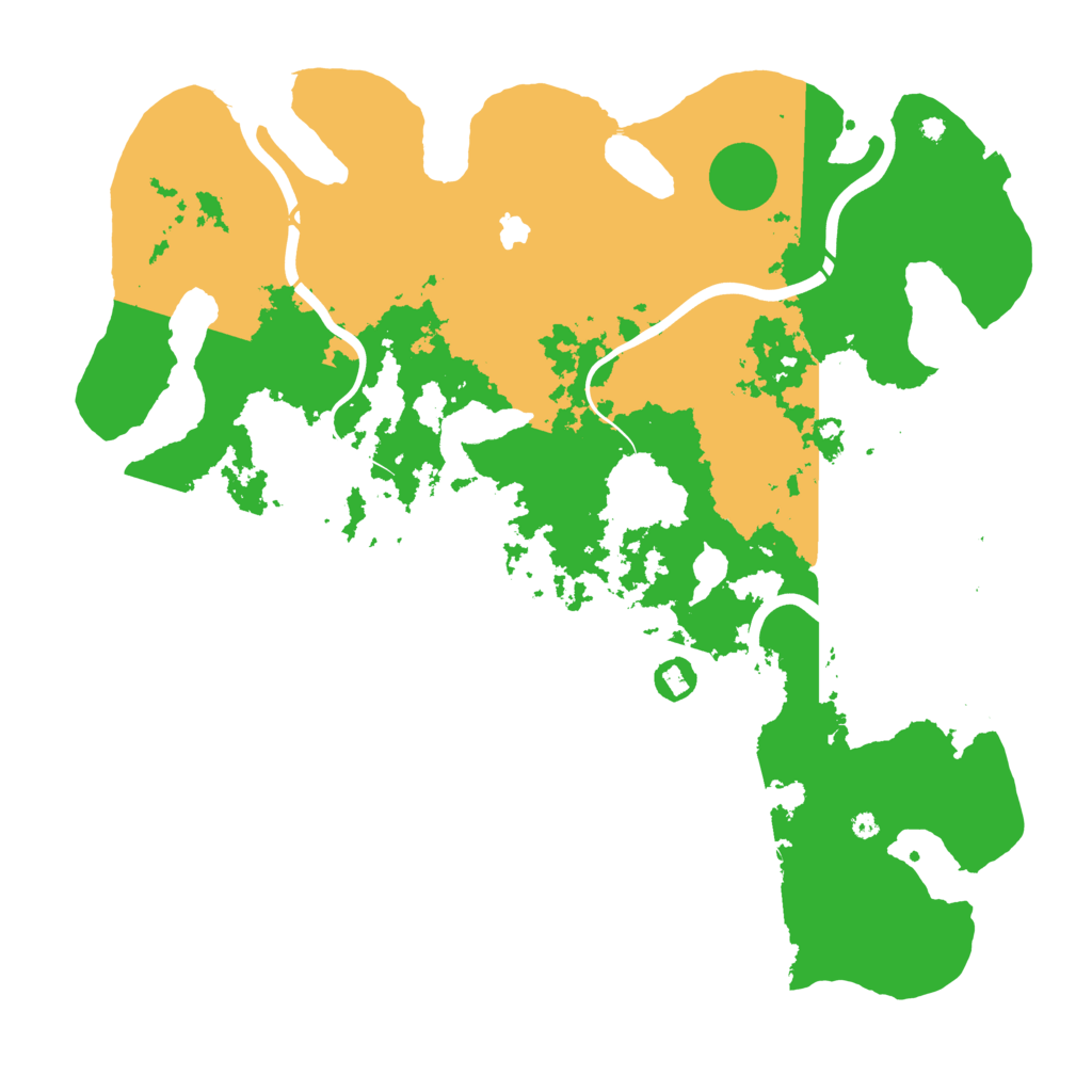 Biome Rust Map: Procedural Map, Size: 4250, Seed: 334688505