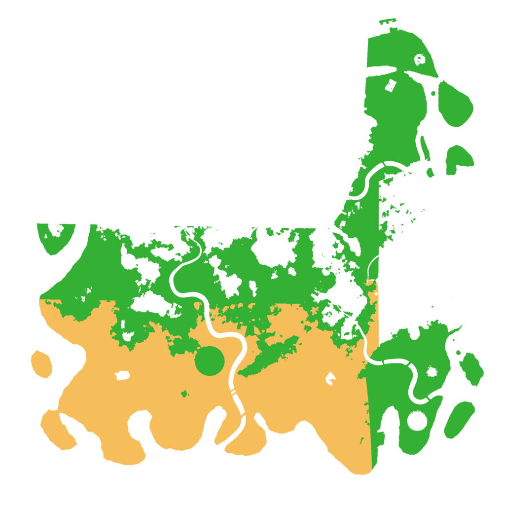 Biome Rust Map: Procedural Map, Size: 4500, Seed: 1545368920
