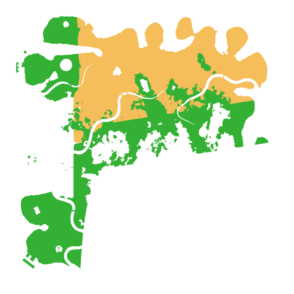 Biome Rust Map: Procedural Map, Size: 4300, Seed: 369874521