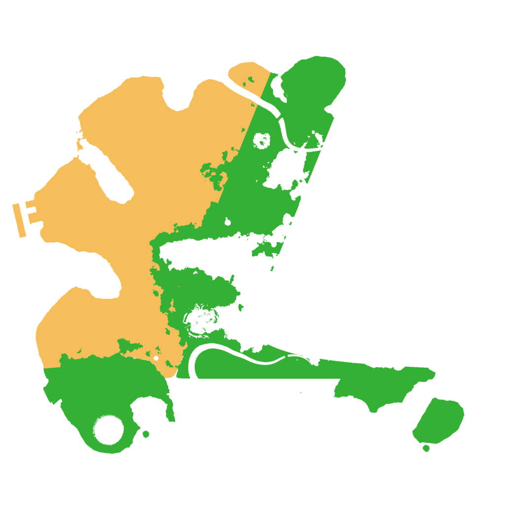 Biome Rust Map: Procedural Map, Size: 3000, Seed: 87023698