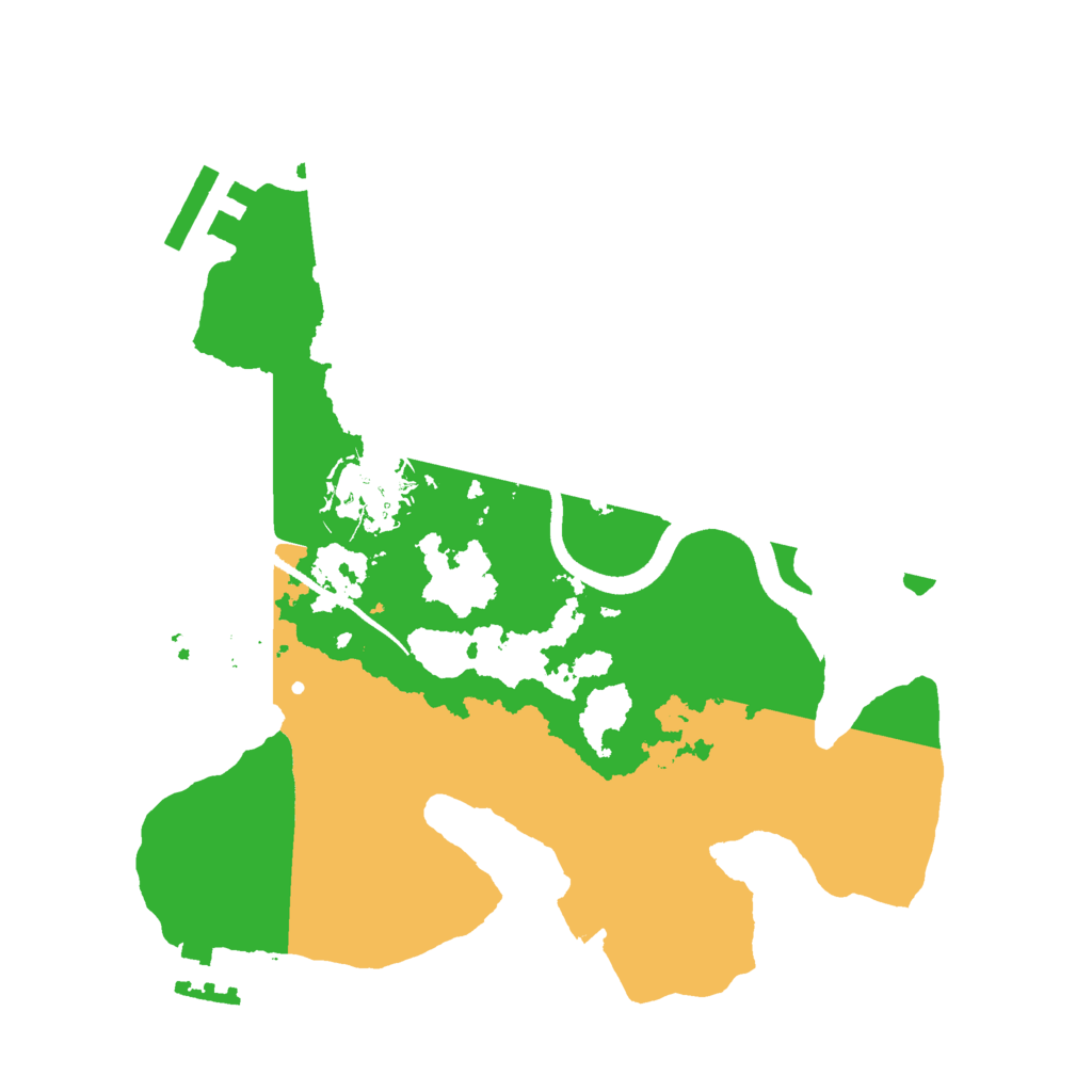 Biome Rust Map: Procedural Map, Size: 2500, Seed: 1793062