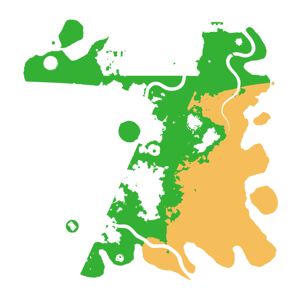 Biome Rust Map: Procedural Map, Size: 3800, Seed: 17662071