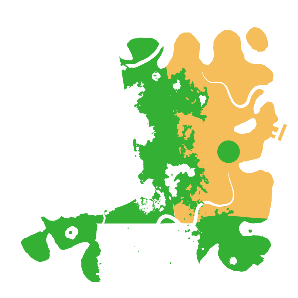 Biome Rust Map: Procedural Map, Size: 3500, Seed: 868705814