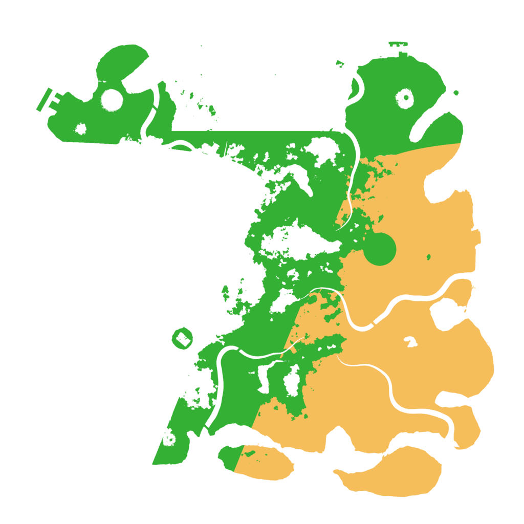 Biome Rust Map: Procedural Map, Size: 4200, Seed: 1703862684