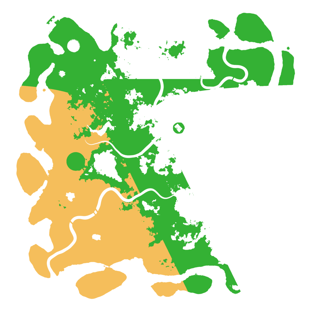 Biome Rust Map: Procedural Map, Size: 4500, Seed: 11974