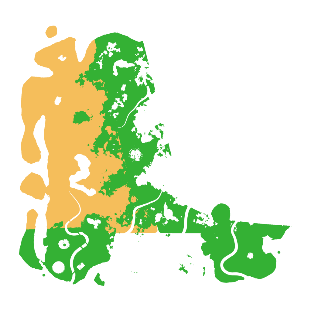 Biome Rust Map: Procedural Map, Size: 4500, Seed: 133864984