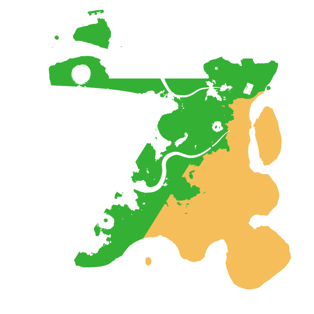 Biome Rust Map: Procedural Map, Size: 3000, Seed: 1584685201