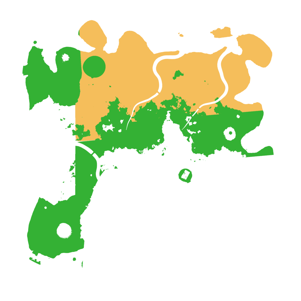 Biome Rust Map: Procedural Map, Size: 3650, Seed: 66739656