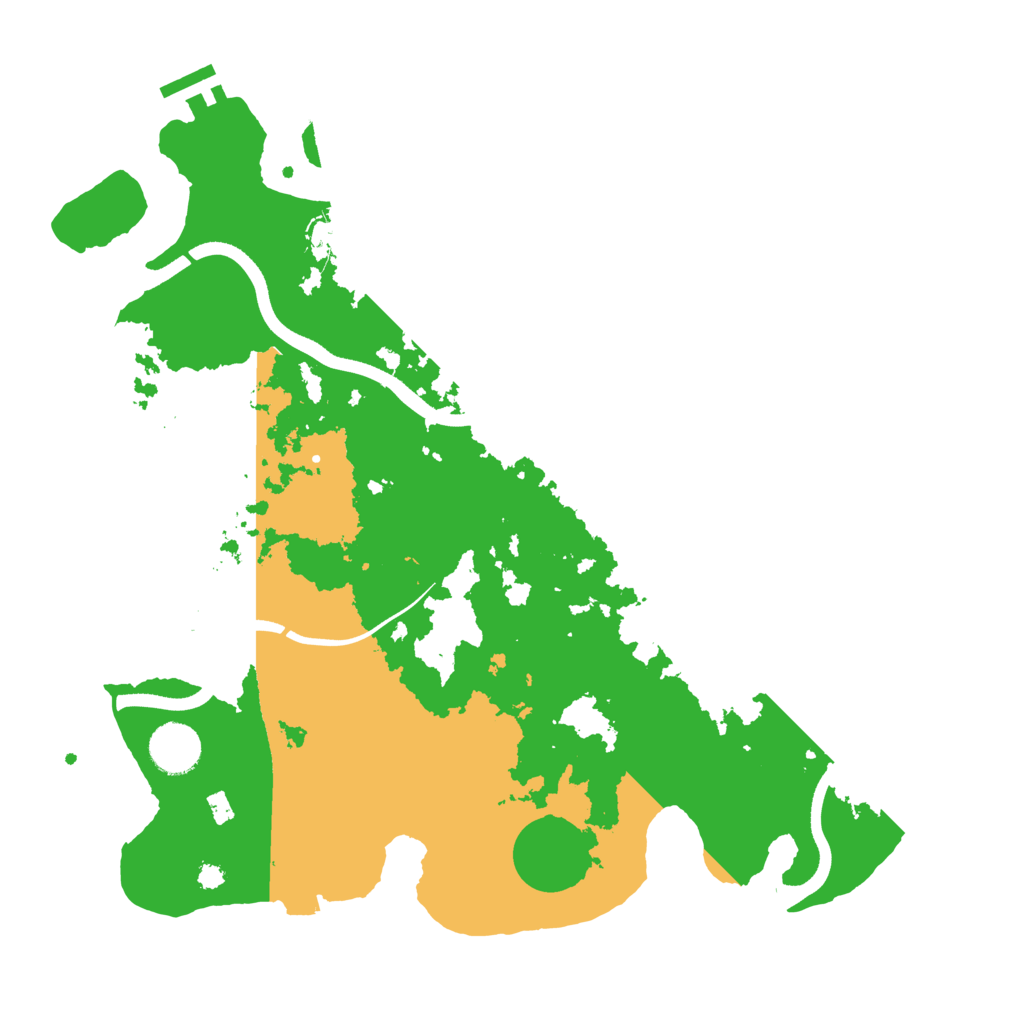 Biome Rust Map: Procedural Map, Size: 3600, Seed: 32852