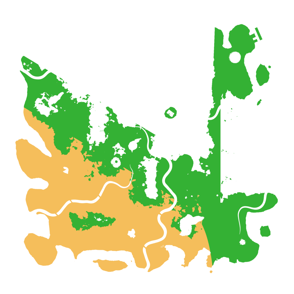 Biome Rust Map: Procedural Map, Size: 4500, Seed: 251612223