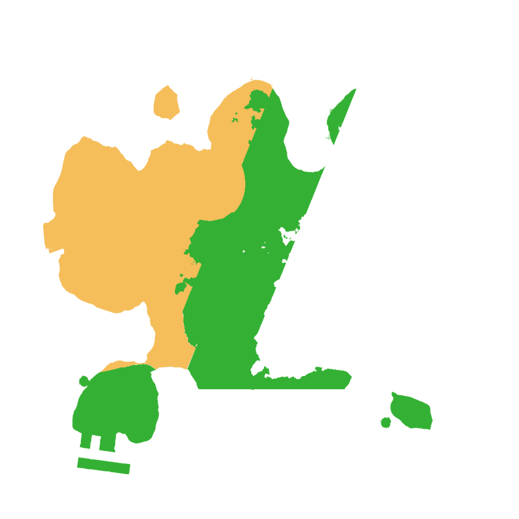 Biome Rust Map: Procedural Map, Size: 2000, Seed: 248212