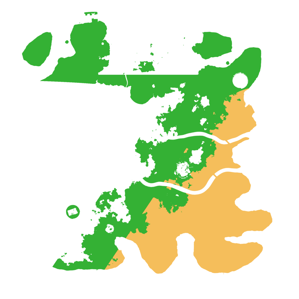 Biome Rust Map: Procedural Map, Size: 3500, Seed: 823970022