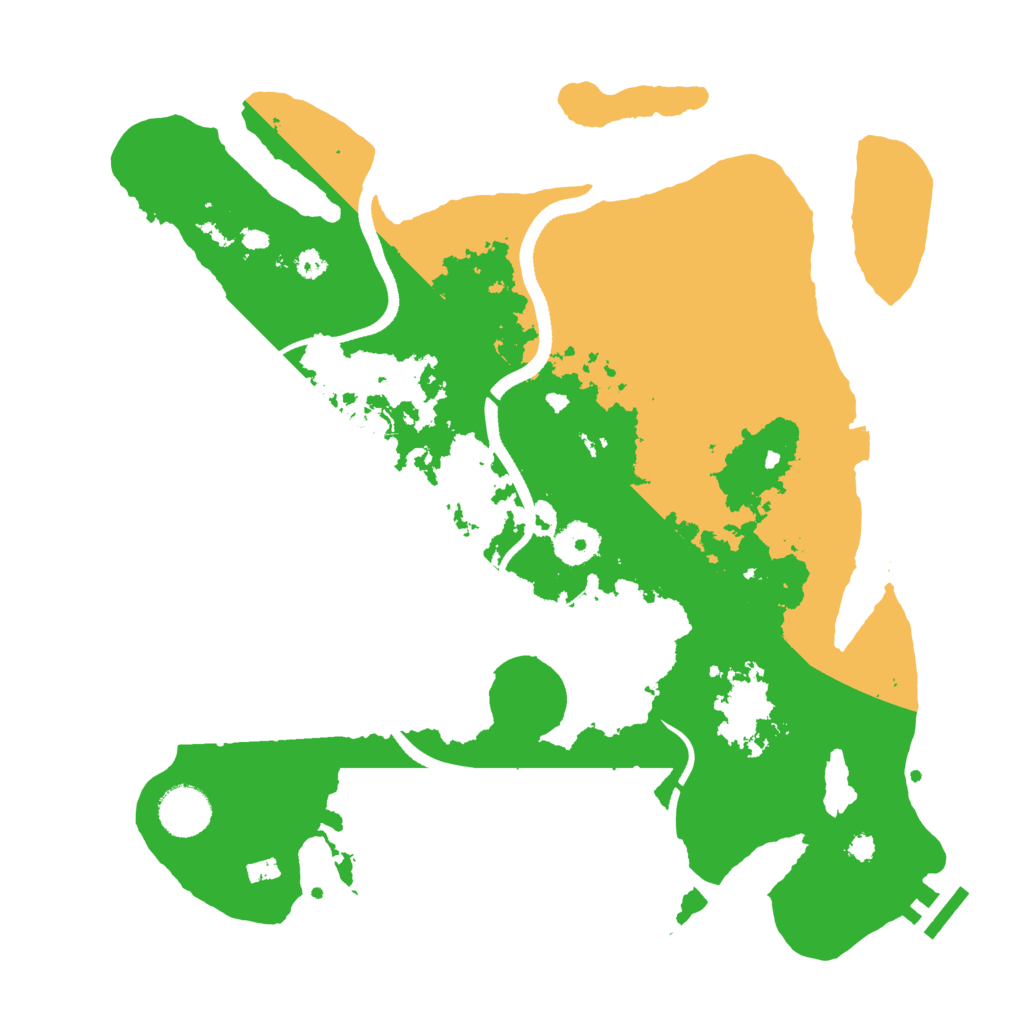 Biome Rust Map: Procedural Map, Size: 3500, Seed: 654666856