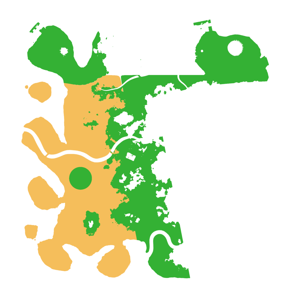 Biome Rust Map: Procedural Map, Size: 3500, Seed: 686268293
