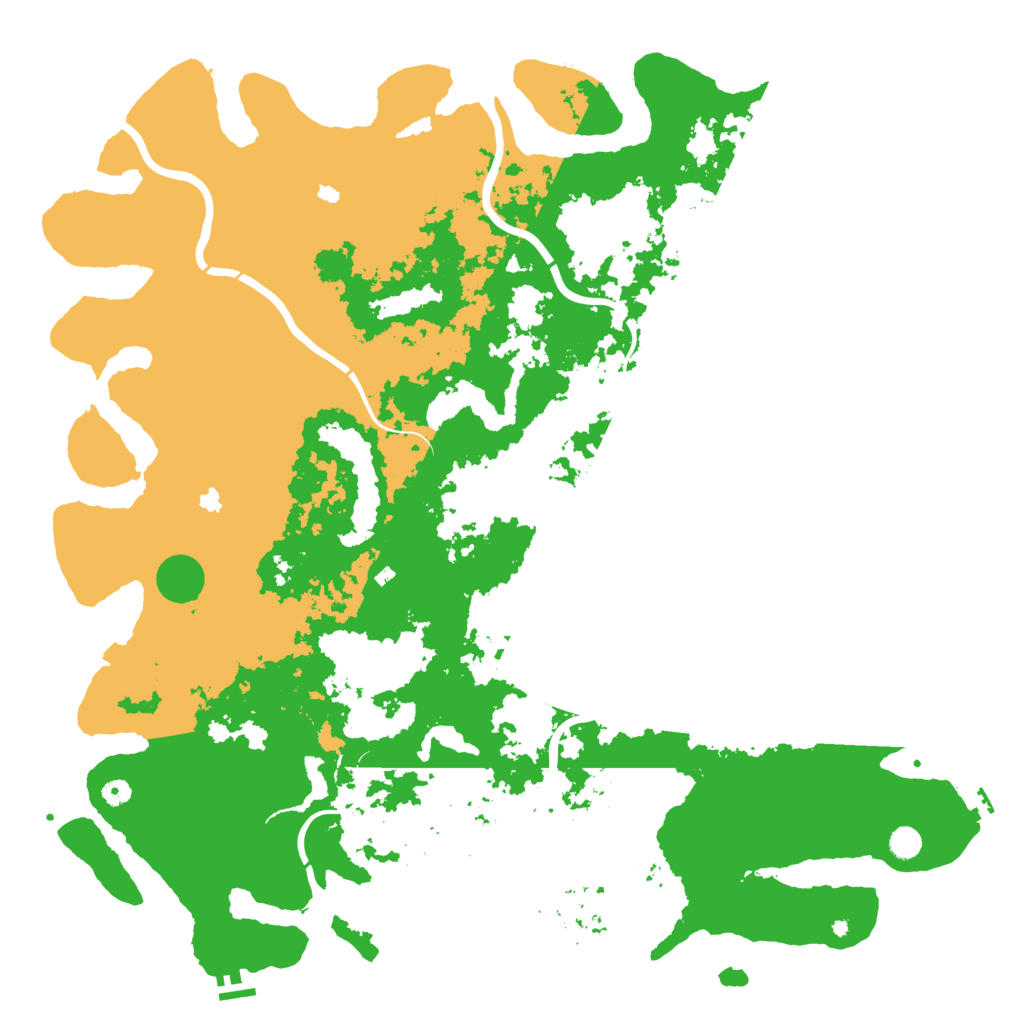 Biome Rust Map: Procedural Map, Size: 5600, Seed: 1282755564