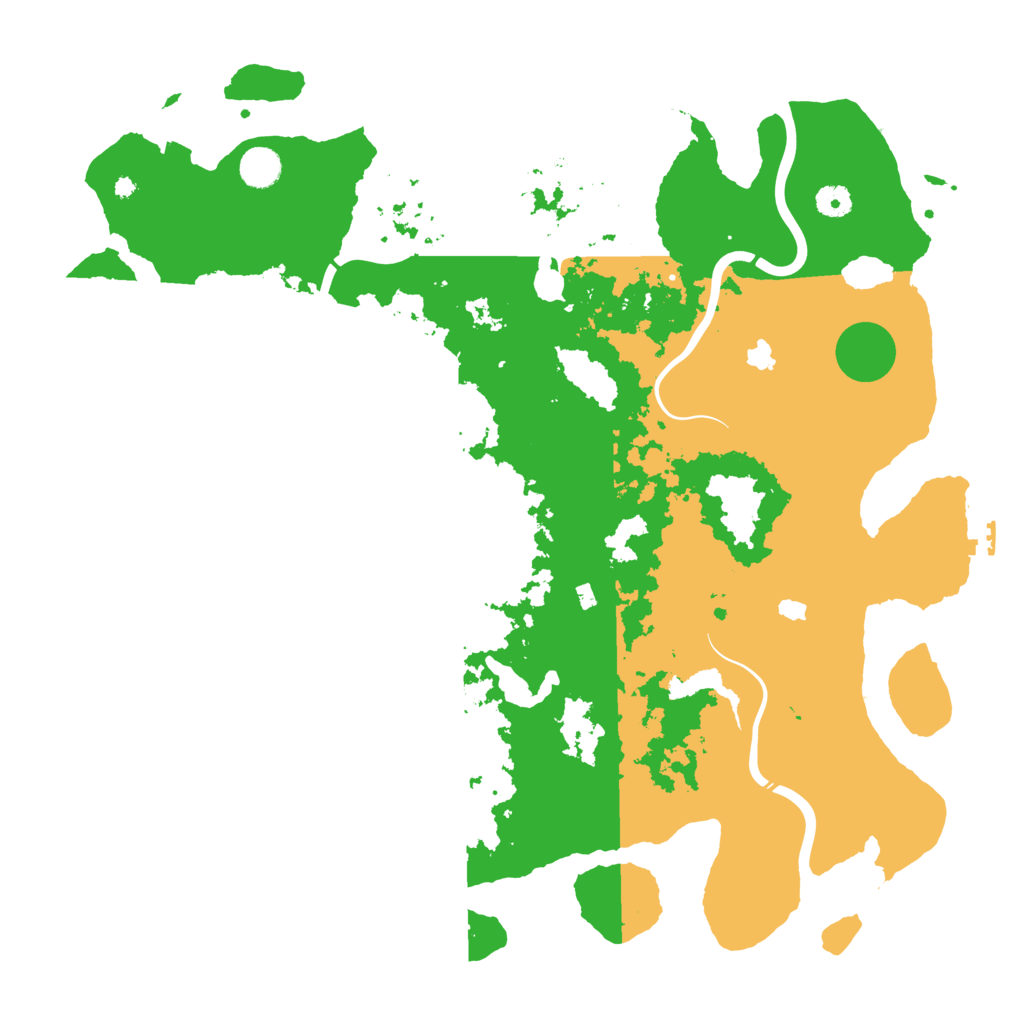 Biome Rust Map: Procedural Map, Size: 4500, Seed: 492355172