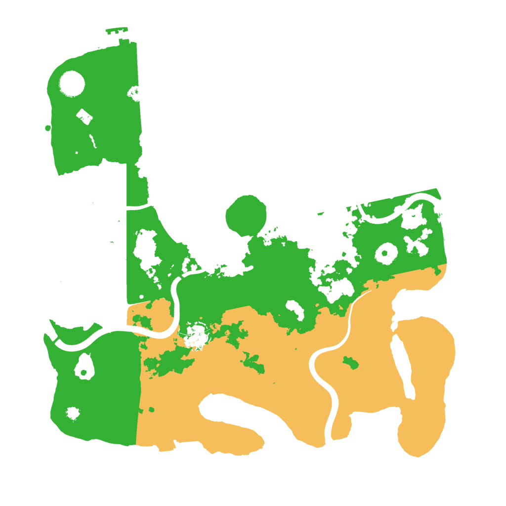 Biome Rust Map: Procedural Map, Size: 3500, Seed: 326487322