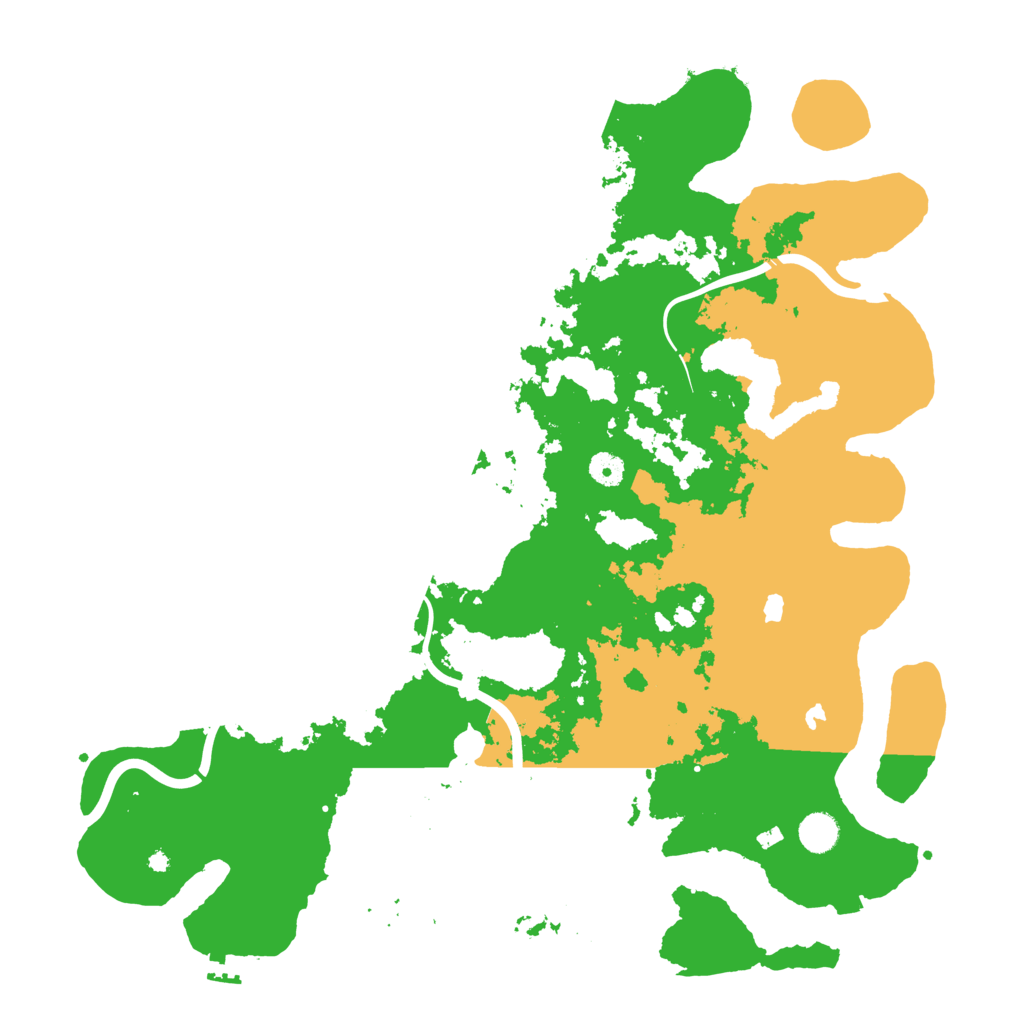 Biome Rust Map: Procedural Map, Size: 4500, Seed: 650894710