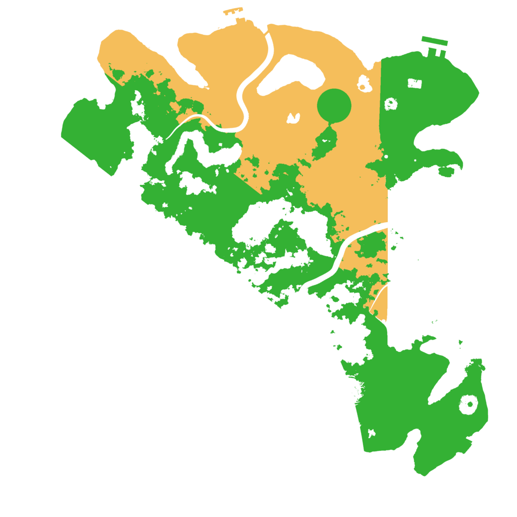 Biome Rust Map: Procedural Map, Size: 4000, Seed: 423858084