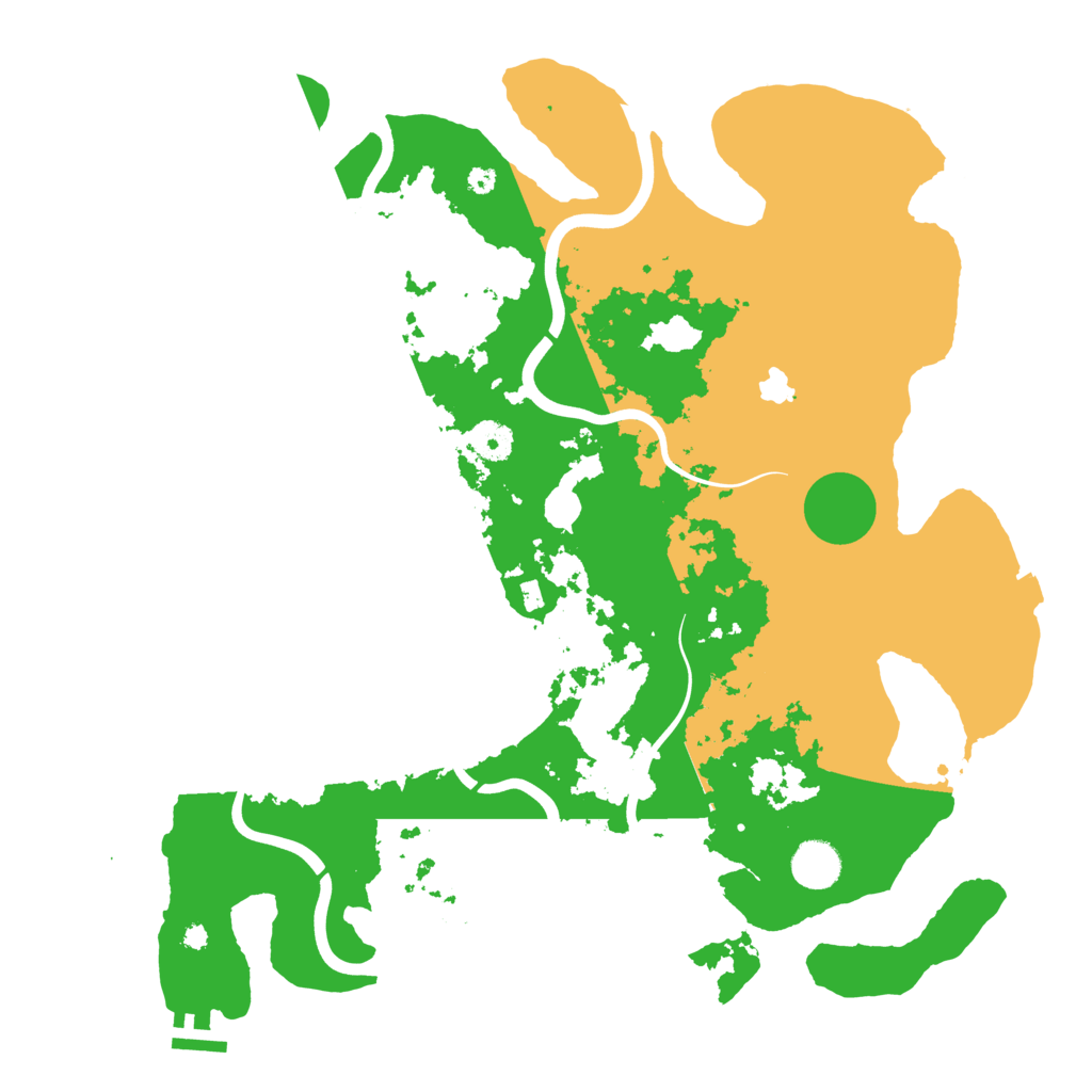 Biome Rust Map: Procedural Map, Size: 4000, Seed: 27528