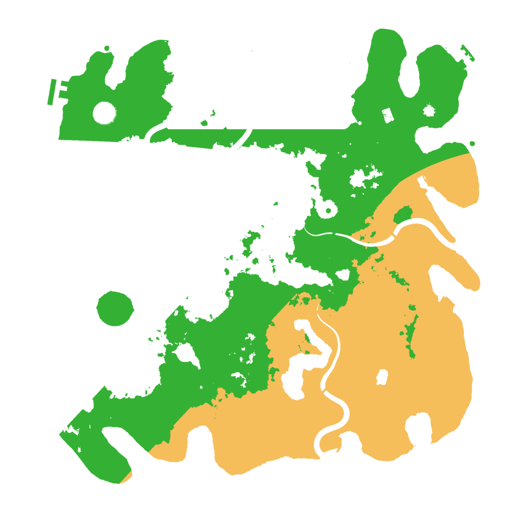 Biome Rust Map: Procedural Map, Size: 4000, Seed: 1041367600