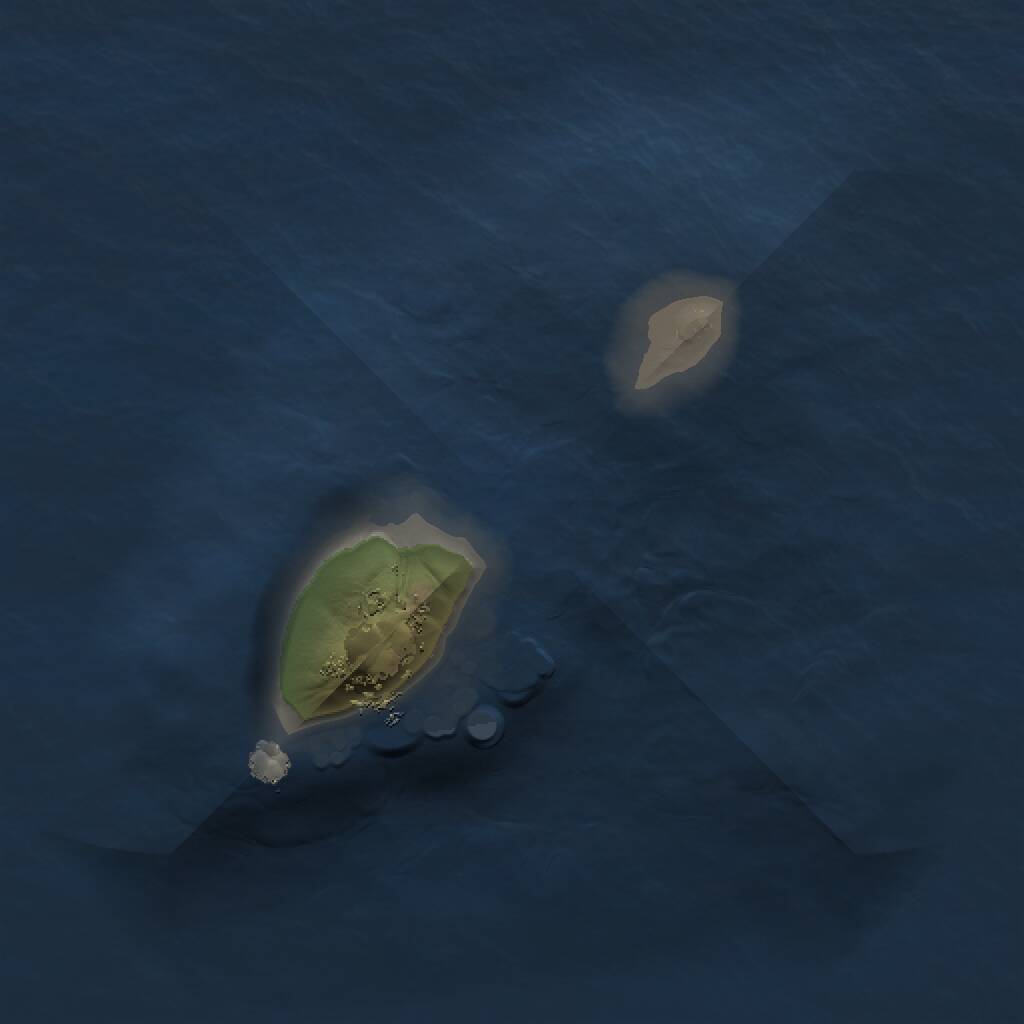 Rust Map: Procedural Map, Size: 1000, Seed: 965290949, 1 Monuments