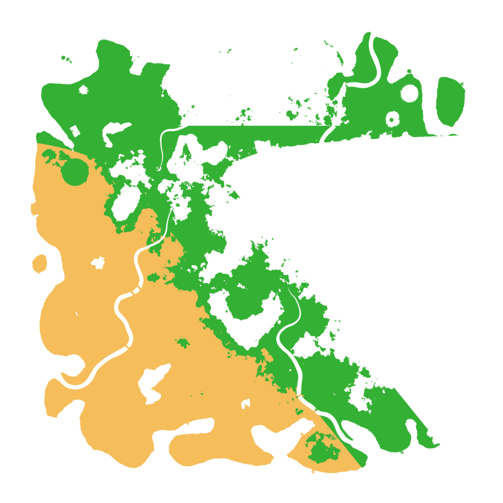 Biome Rust Map: Procedural Map, Size: 5000, Seed: 1343222985