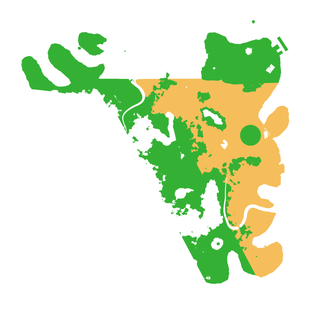 Biome Rust Map: Procedural Map, Size: 4000, Seed: 661724930