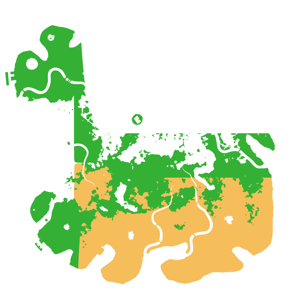 Biome Rust Map: Procedural Map, Size: 4500, Seed: 941341439