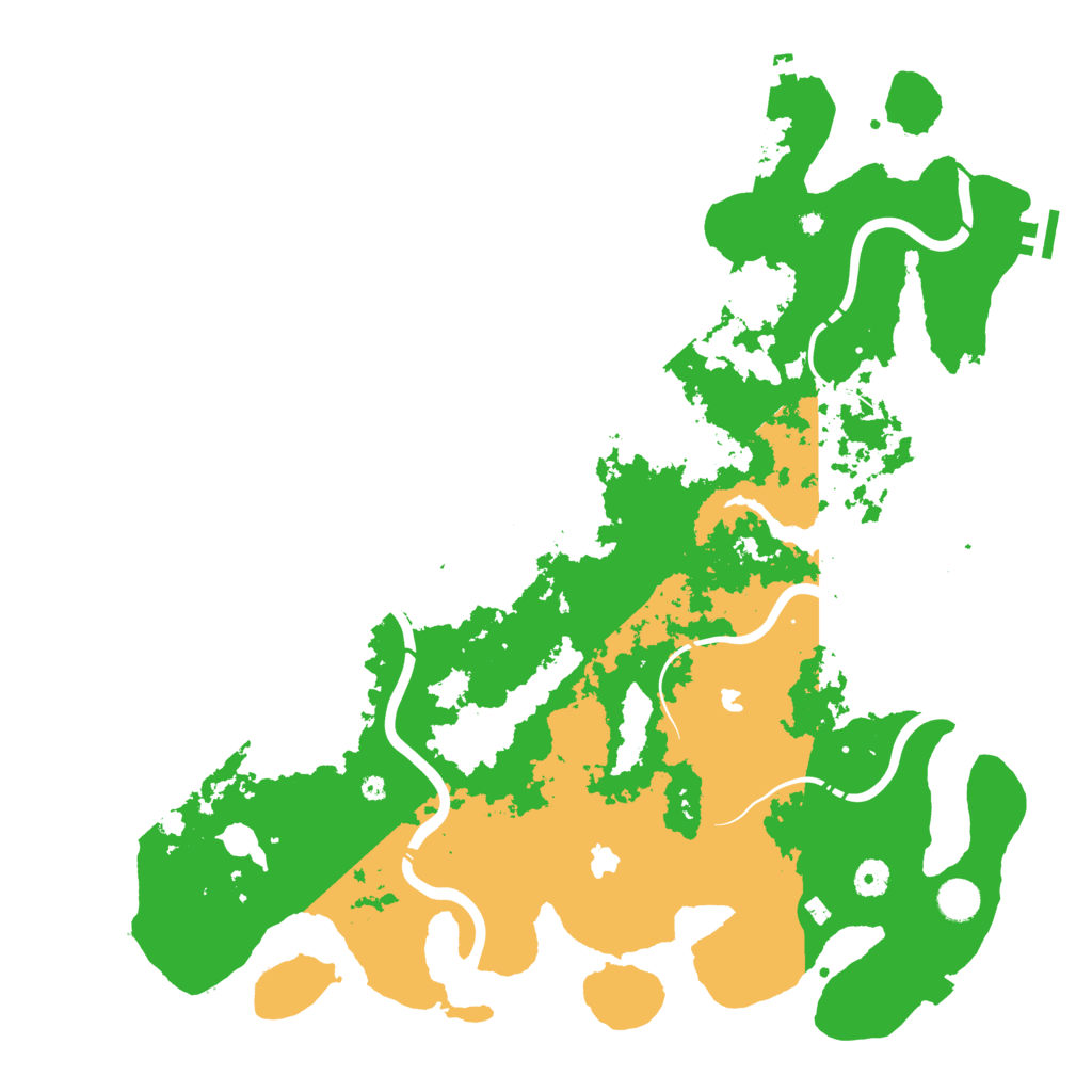 Biome Rust Map: Procedural Map, Size: 4500, Seed: 1452113805