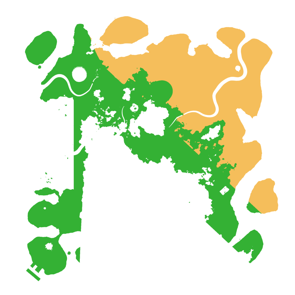 Biome Rust Map: Procedural Map, Size: 3650, Seed: 1490181038