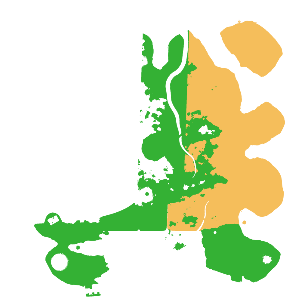 Biome Rust Map: Procedural Map, Size: 3200, Seed: 82938641
