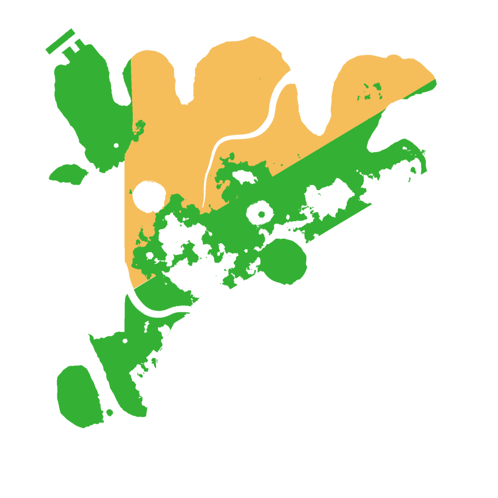 Biome Rust Map: Procedural Map, Size: 3000, Seed: 778101212