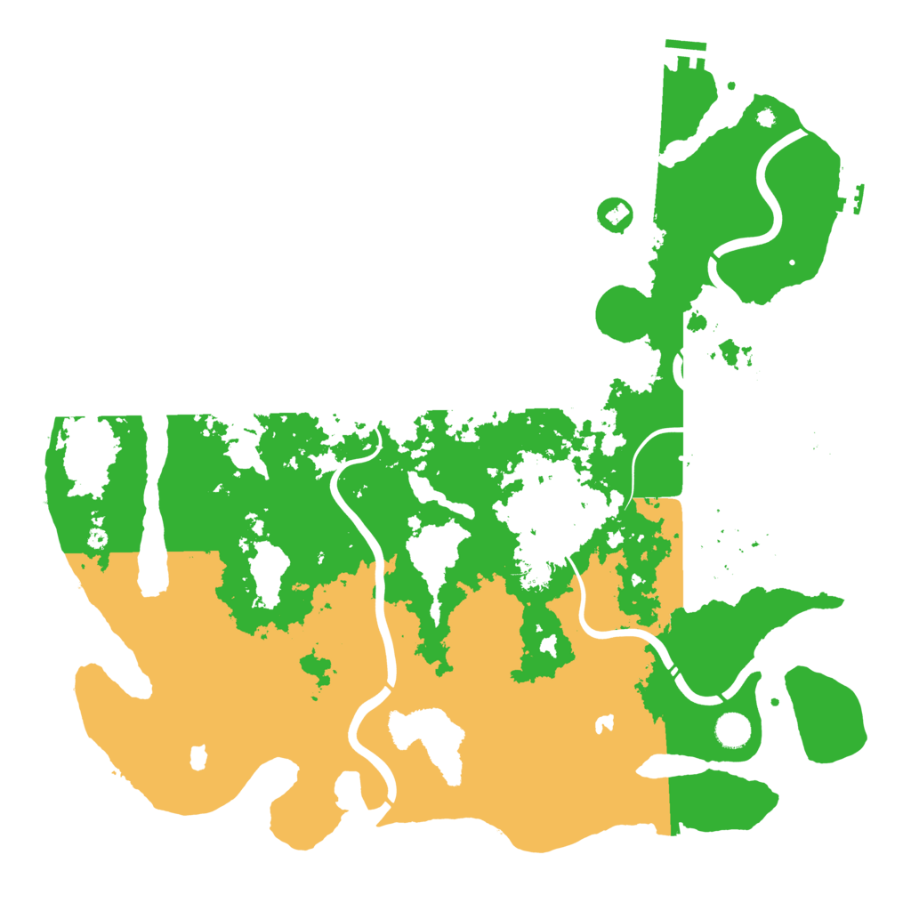 Biome Rust Map: Procedural Map, Size: 4500, Seed: 979997