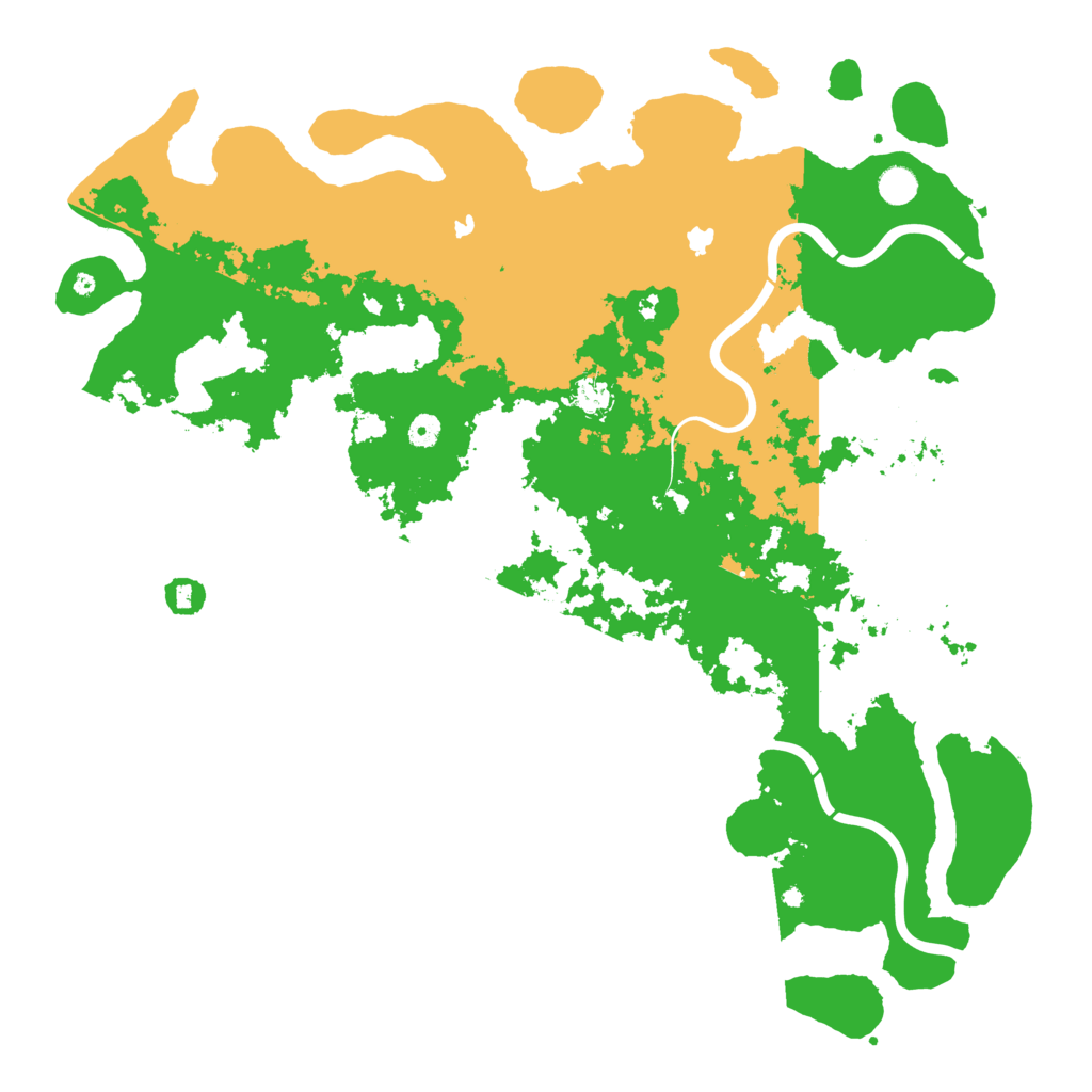 Biome Rust Map: Procedural Map, Size: 5000, Seed: 1366247052