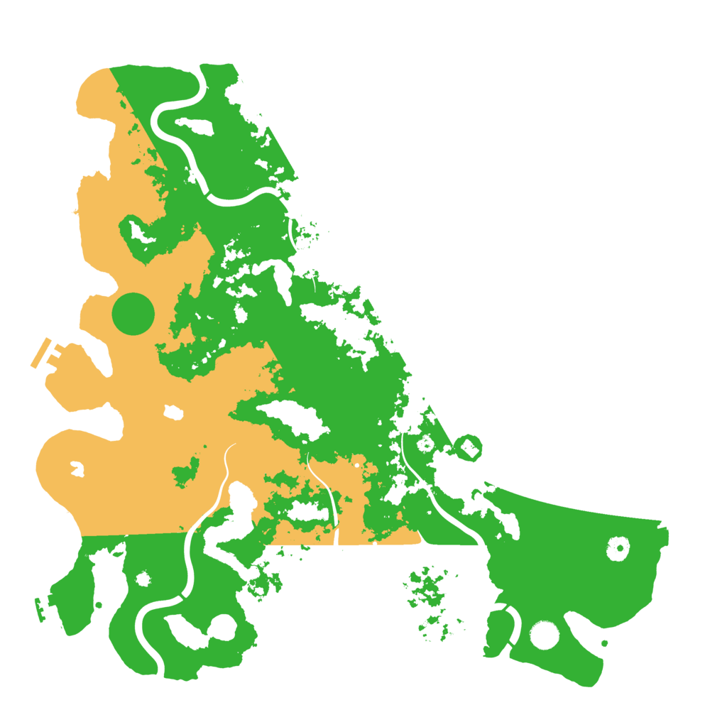 Biome Rust Map: Procedural Map, Size: 4500, Seed: 1203725677