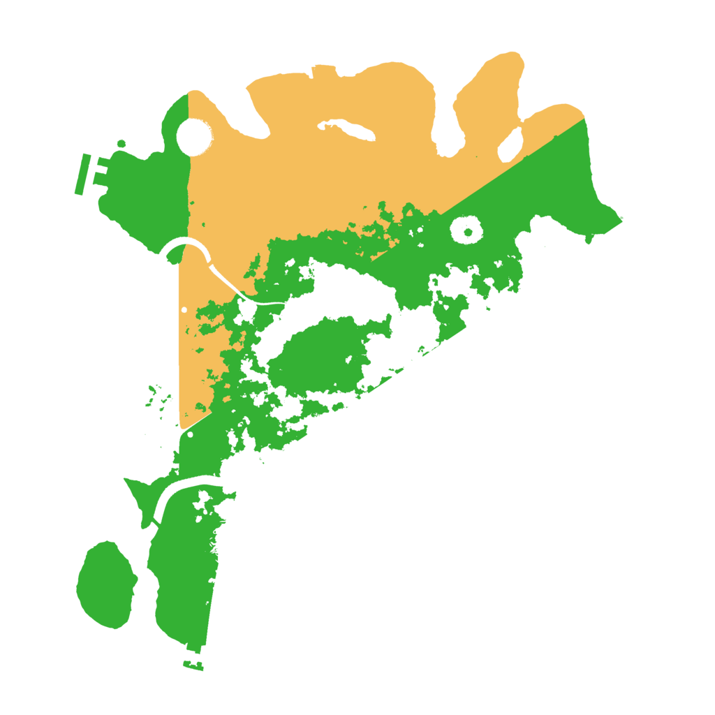 Biome Rust Map: Procedural Map, Size: 3500, Seed: 777226559