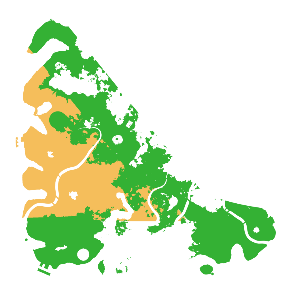Biome Rust Map: Procedural Map, Size: 4500, Seed: 1010917546