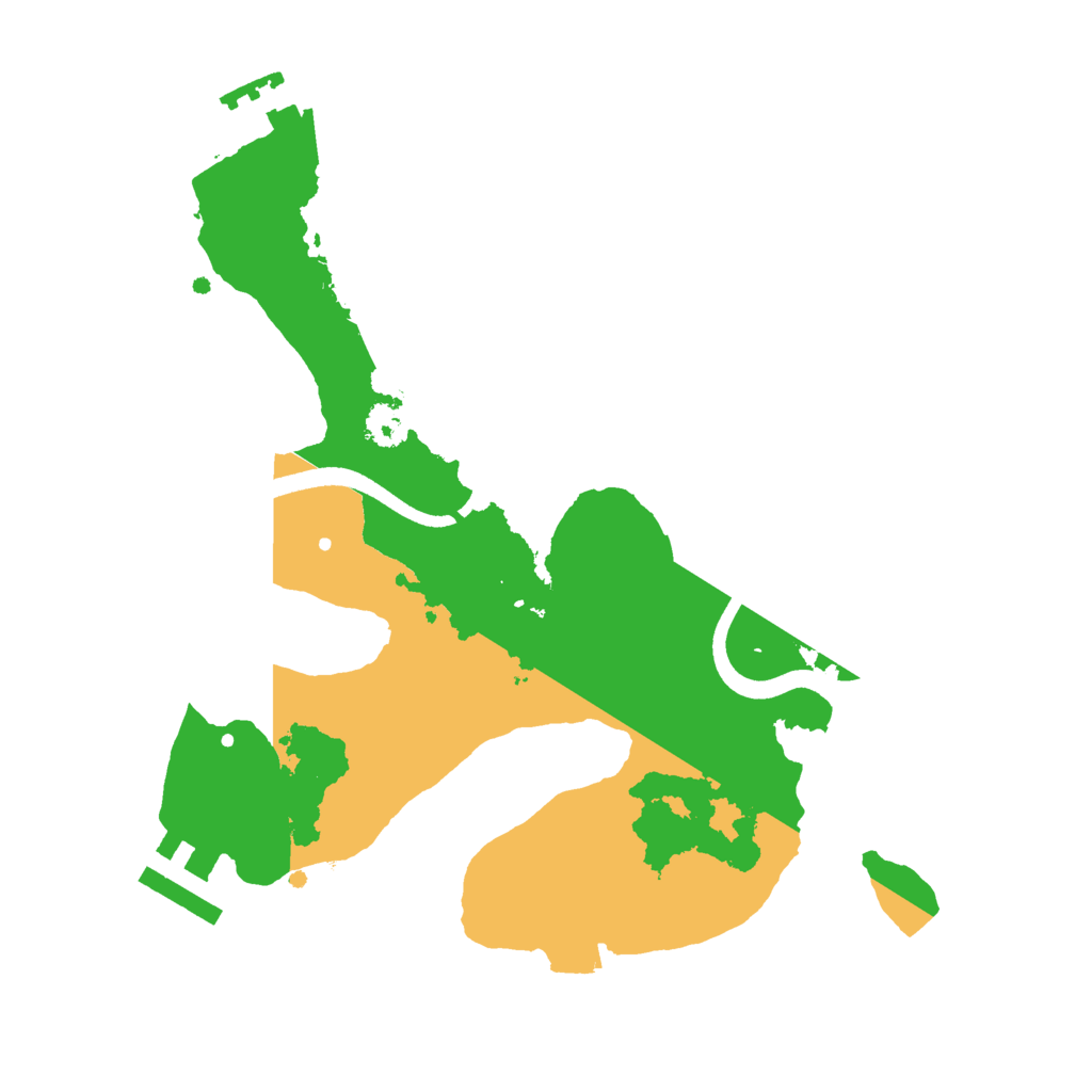 Biome Rust Map: Procedural Map, Size: 2500, Seed: 417983606