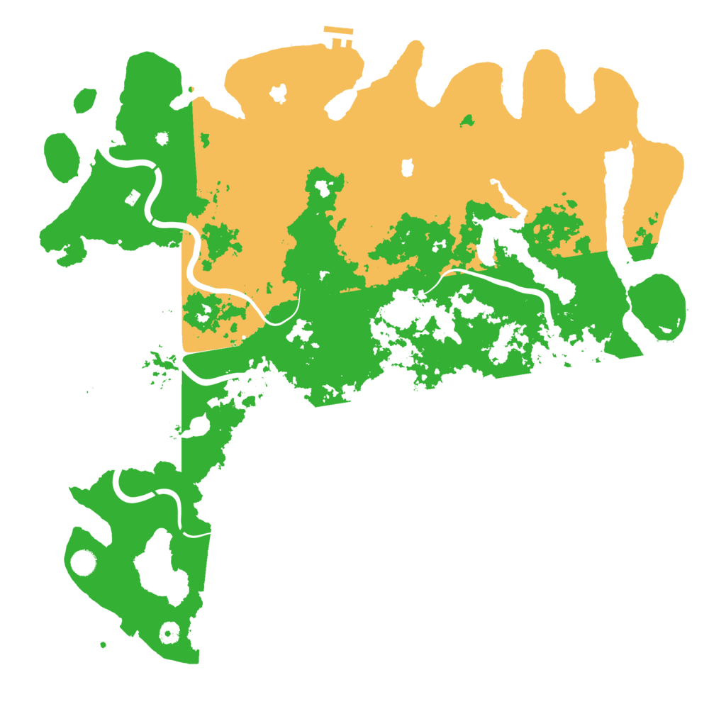 Biome Rust Map: Procedural Map, Size: 5000, Seed: 732077124