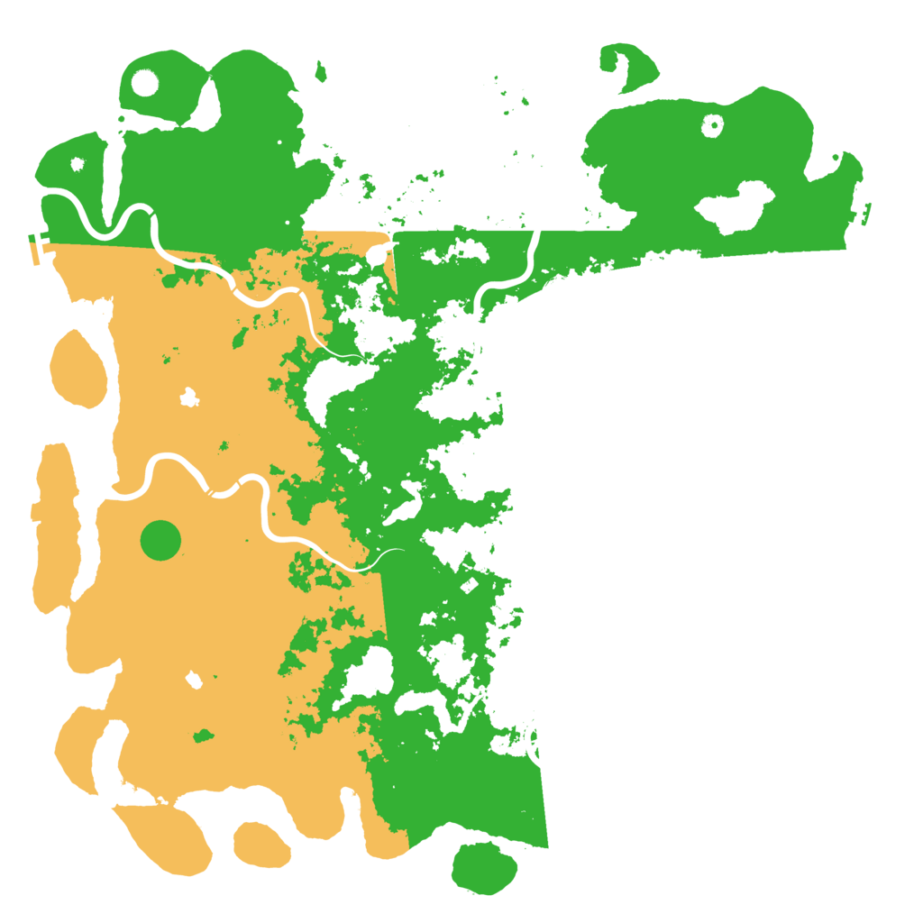 Biome Rust Map: Procedural Map, Size: 6000, Seed: 941644968