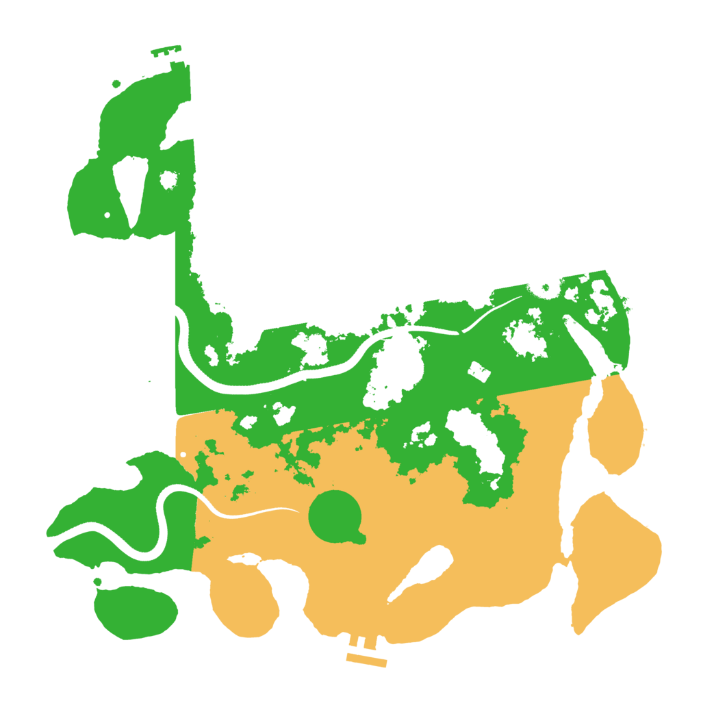 Biome Rust Map: Procedural Map, Size: 3500, Seed: 1309420035
