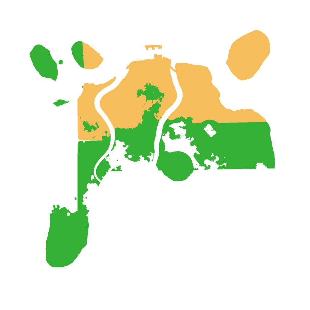 Biome Rust Map: Procedural Map, Size: 2750, Seed: 574771703